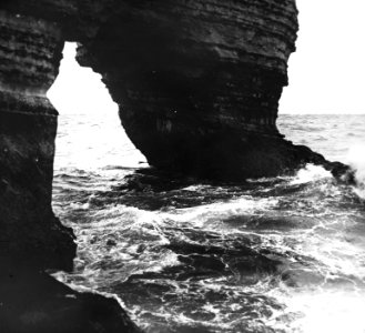 Geologie, kust, Normandië, Etretat, Bestanddeelnr 193-0313