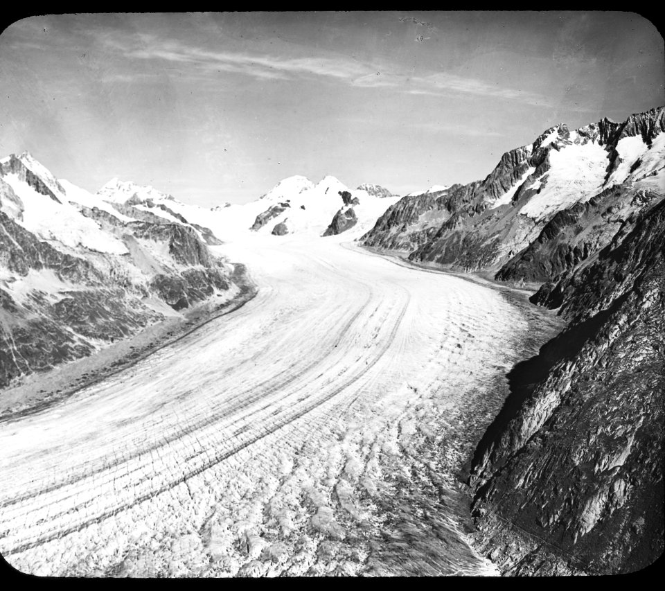 Geologie, gletsjer, Bestanddeelnr 193-0345