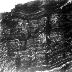 Geologie, erosie, calico bluff, Boven Yukon, Bestanddeelnr 193-0289