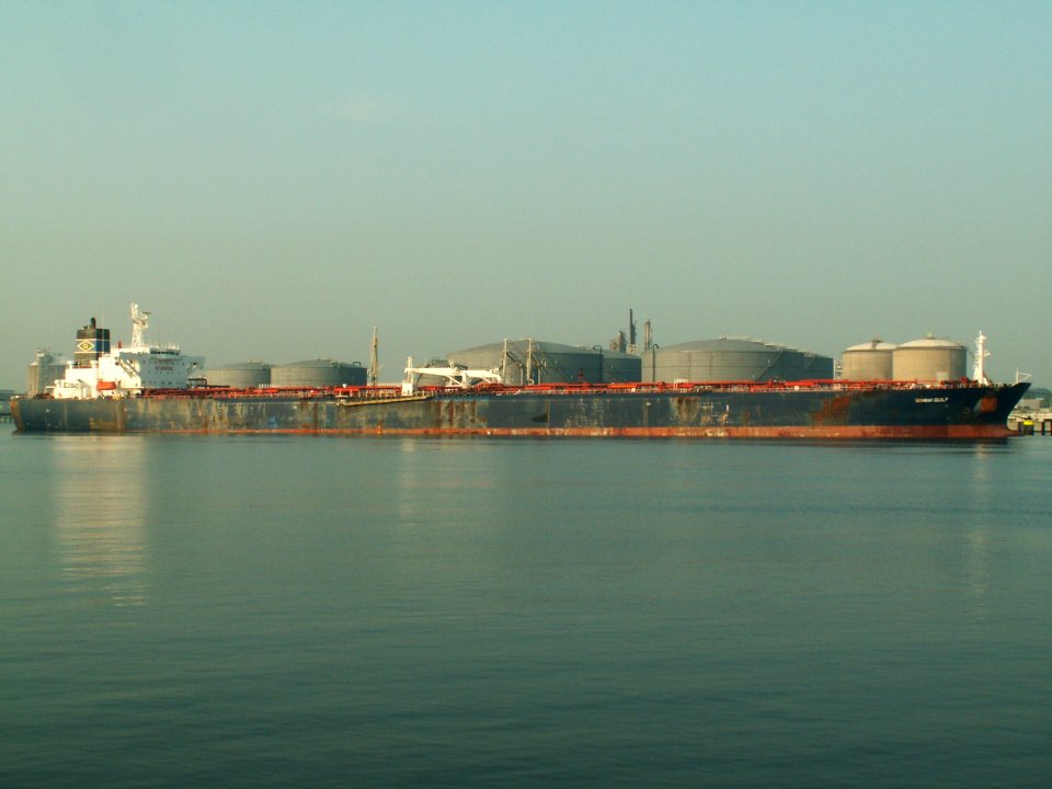 Genmar Gulf p4 docked at the Caland canal, Port of Rotterdam, Holland 01-Jul-2006