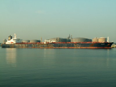 Genmar Gulf p4 docked at the Caland canal, Port of Rotterdam, Holland 01-Jul-2006