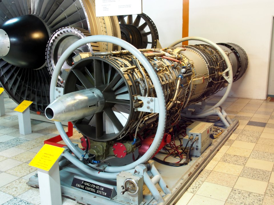 General Electric J79-GE-11A (1958) on engine control system, used in F-104 Starfighter at Flugausstellung Hermeskeil, pic2