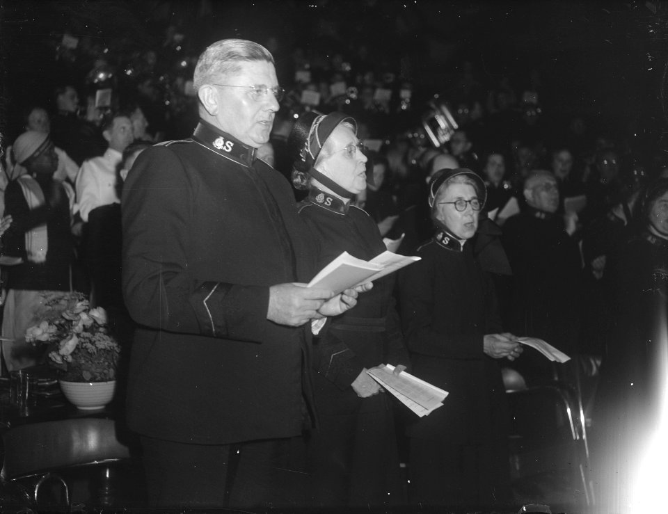 Generaal Orsborn van het Leger des Heils in het Concertgebouw, Bestanddeelnr 902-8204