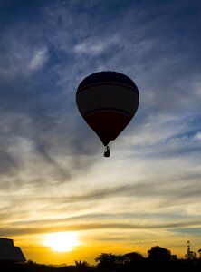 Clouds colorful flight photo