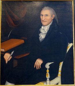 General David Robinson (1754-1843) by Ammi Phillips (1788-1865), c. 1820, oil on canvas - Bennington Museum - Bennington, VT - DSC08870