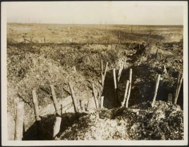 German communication trench., Bestanddeelnr 158-1907
