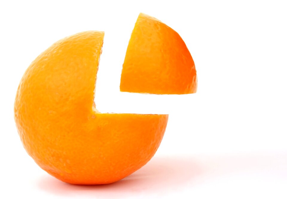 Healthy orange natural