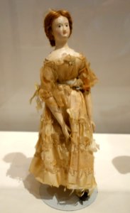 German Doll, mid 19th century, wood, gesso - Huntington Museum of Art - DSC05143