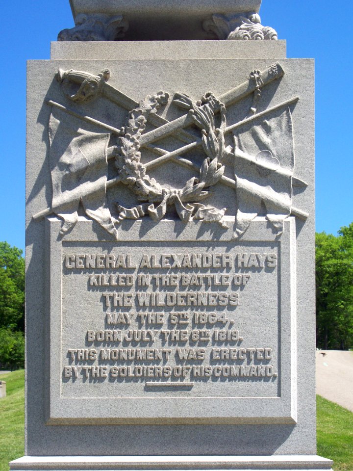 General Alexander Hays Monument, Allegheny Cemetery, 2015-05-23, 03