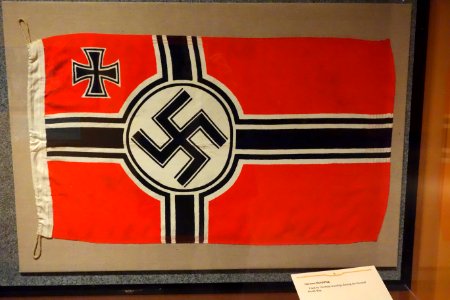 German Naval Flag, World War II - Glenbow Museum - DSC00677