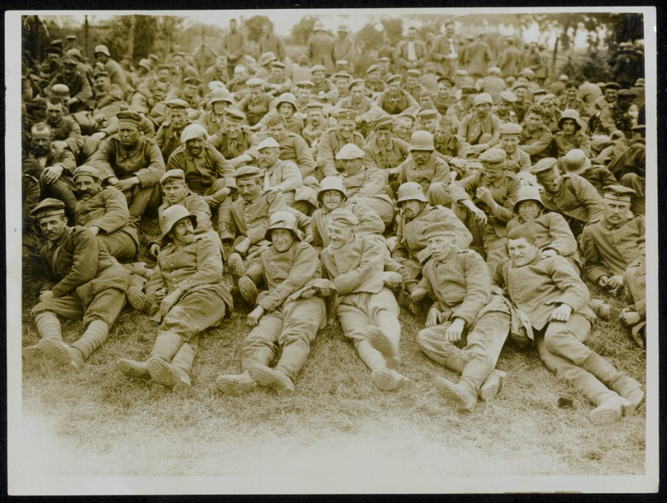 German prisoners taken in the battle of Messines, Bestanddeelnr 158-0240