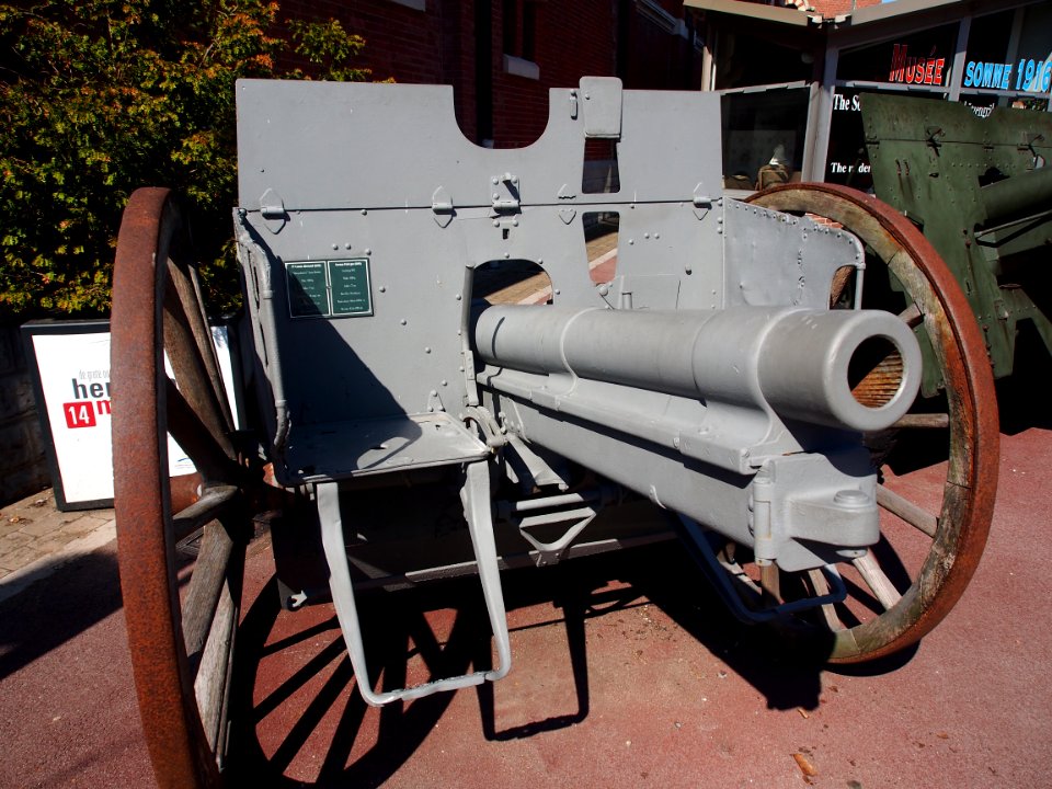 German field gun 96, Musée Somme 1916, pic-130