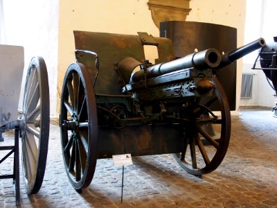 German 75 mm fieldcanon model 1896-1916 at the Royal Danish Arsenal Museum (Copenhagen), pic1