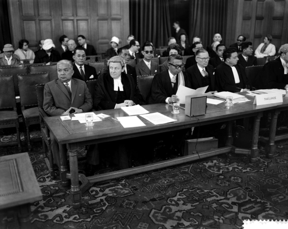 Geschil Cambodja-Thailand voor het Internationale Hof van Justitie Vertegenwoor, Bestanddeelnr 912-3275