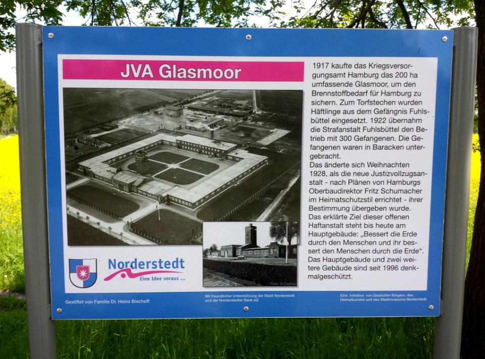 Geschichtspfad Glashütte 11 (JVA Glasmoor)