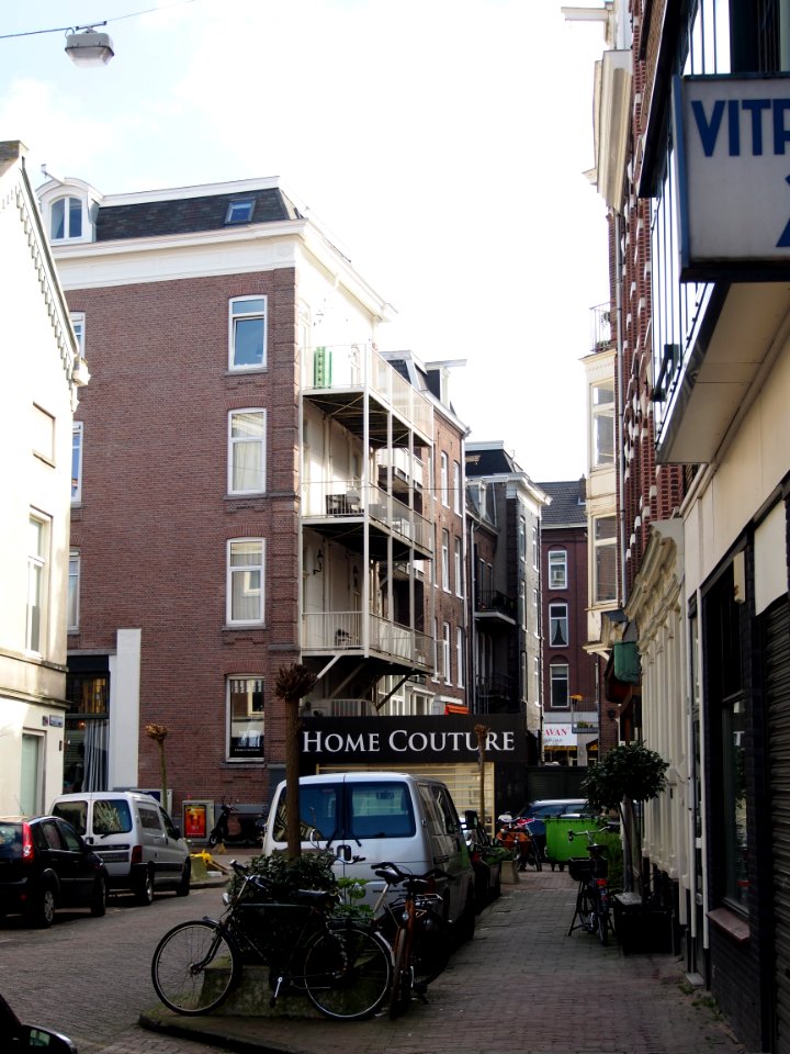 Gerard Doustraat richting Van Woustraat