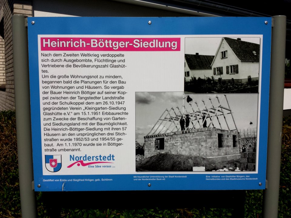 Geschichtspfad Glashütte 3 (Siedlung)