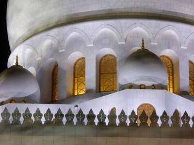 Mosque abu dhabi gray mosque photo
