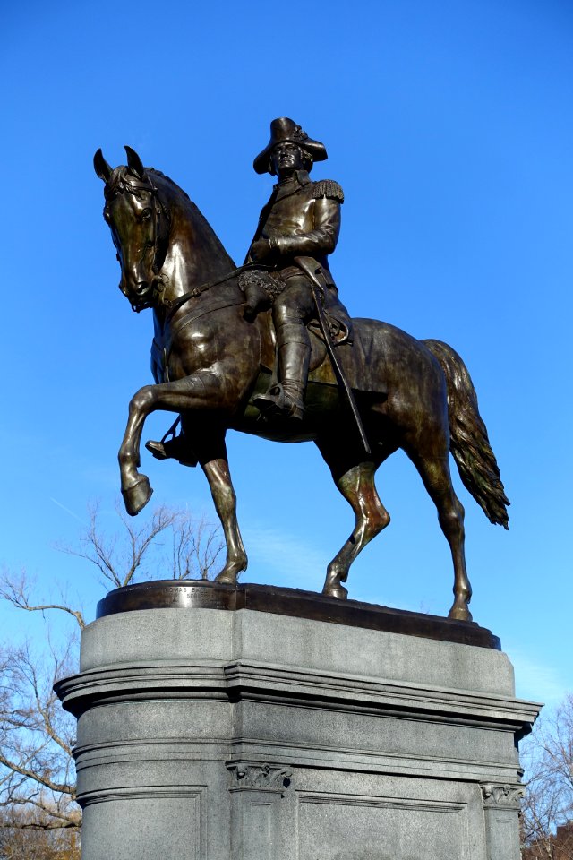 George Washington statue in the Boston Public Garden - DSC04193