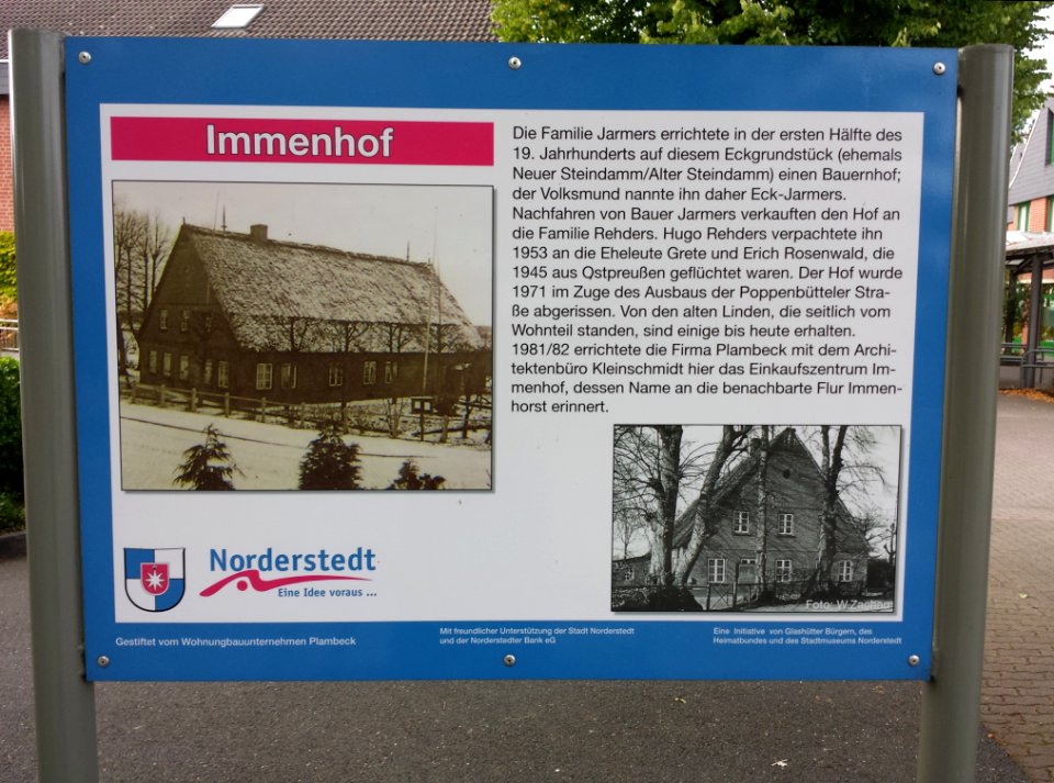 Geschichtspfad Glashütte 17 (Immenhof)