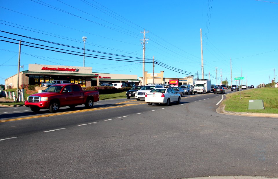 Georgia State Route 306 in Forsyth County, Oct 2017