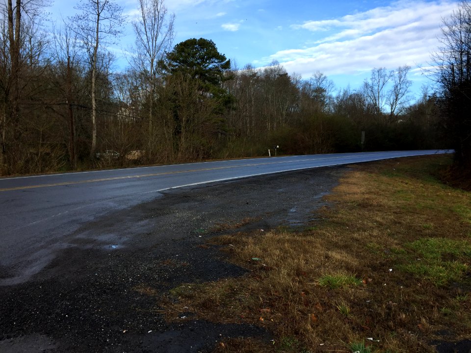 Georgia State Route 382 in Gilmer County, Jan 2017