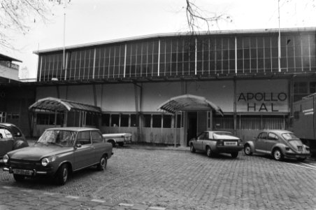 Gerenoveerde Apollohal in Amsterdam zal morgen heropend worden exterieur Apolloh, Bestanddeelnr 933-1544