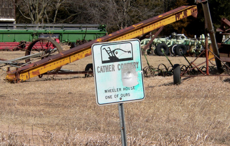 Geo. Cather Farmstead sign
