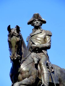 George Washington statue in the Boston Public Garden - DSC08204