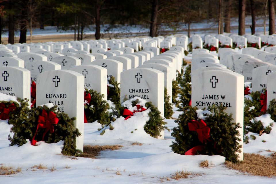 Georgia National Cemetery gravestones January 2017