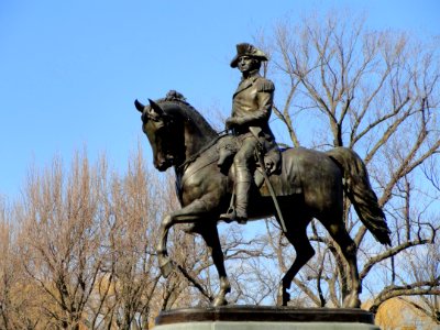 George Washington statue in the Boston Public Garden - DSC08196