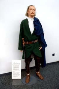 Gentleman, La Tène culture, c. 450 BC, replica - Naturhistorisches Museum Nürnberg - Nuremberg, Germany -DSC04213