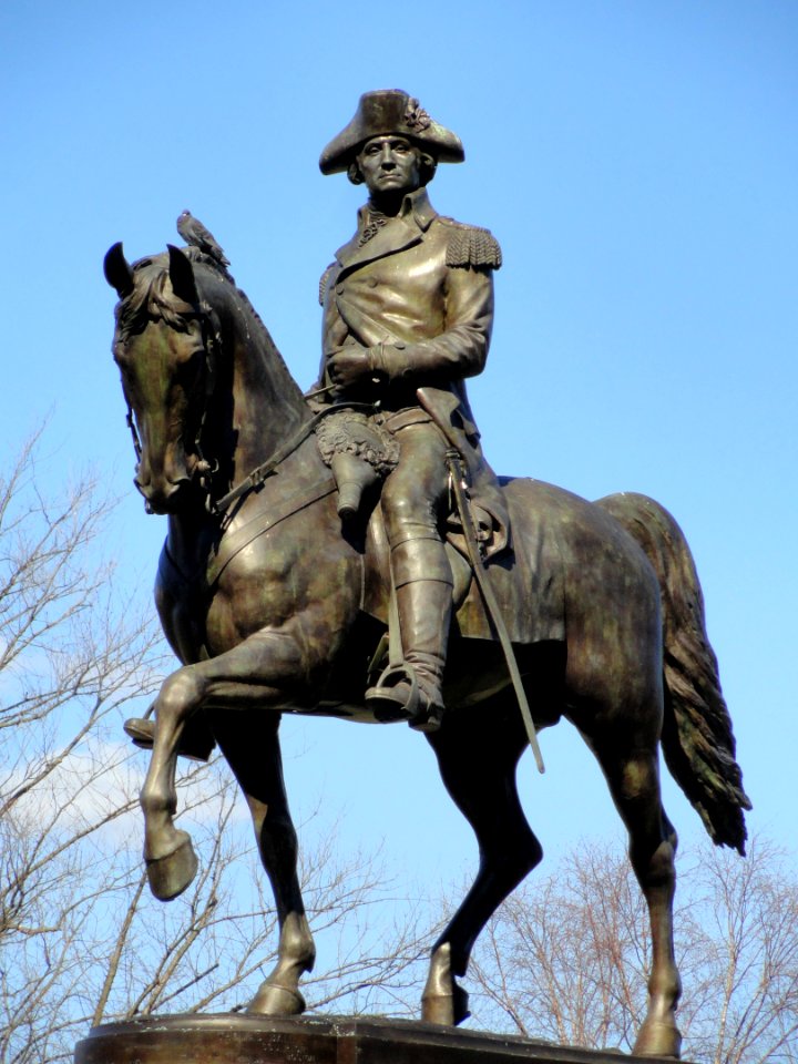 George Washington statue in the Boston Public Garden - DSC08201