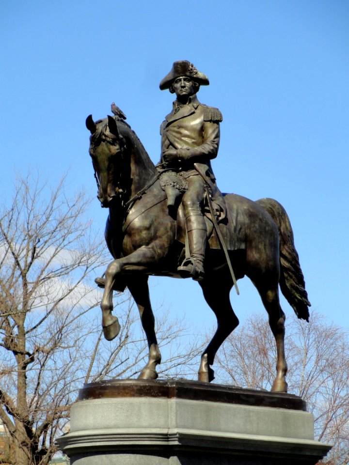 George Washington statue in the Boston Public Garden - DSC08199