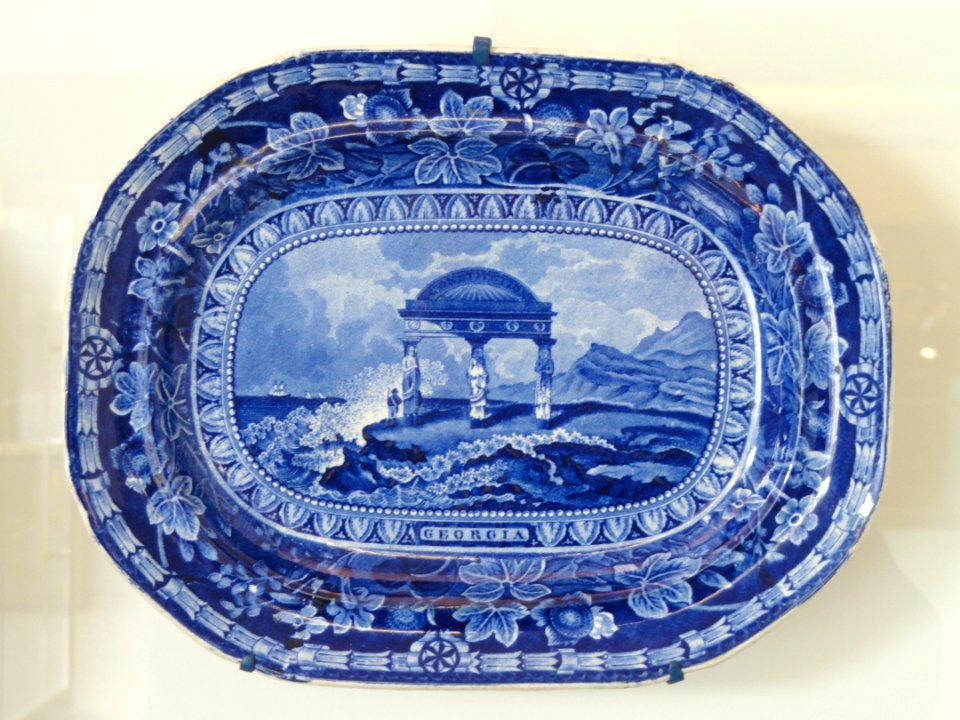 Georgia - Arms of the American States series by Thomas Mayer, c. 1829 - National Museum of American History - DSC06274