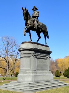 George Washington statue in the Boston Public Garden - DSC08205