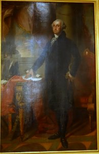 George Washington by James Sullivan Lincoln (1811-1888), date unknown, oil on canvas - Old Colony History Museum - Taunton, Massachusetts - DSC03740