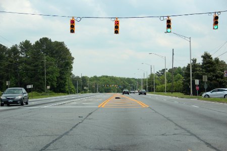 Georgia State Route 280 in Cobb County, April 2017