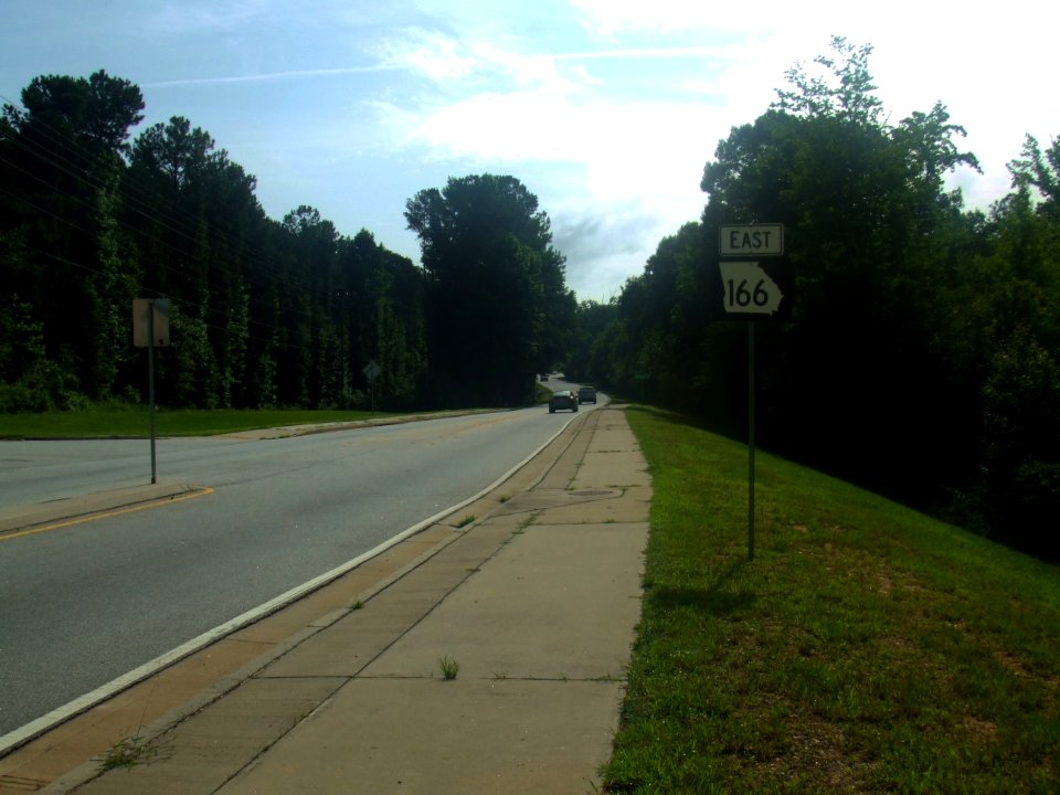 Georgia State Route 166 in Douglas County