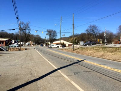 Georgia State Route 293 in Emerson Georgia