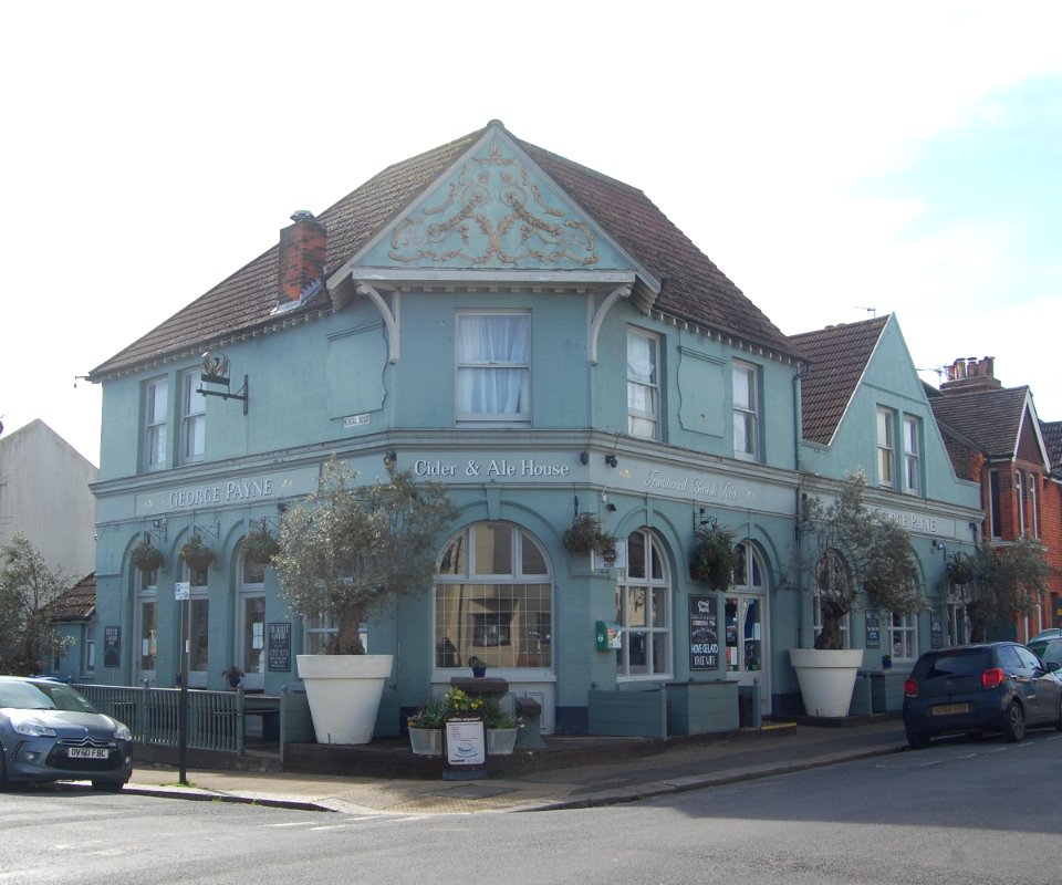 George Payne pub, Payne Avenue, Poets' Corner, Hove (March 2020) (3)