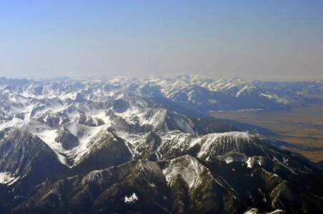 Usa haze snow photo