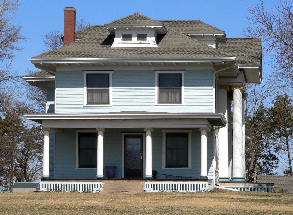 George Townsend house from S 1