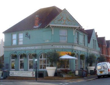George Payne pub, Payne Avenue, Poets' Corner, Hove (October 2014) (2)