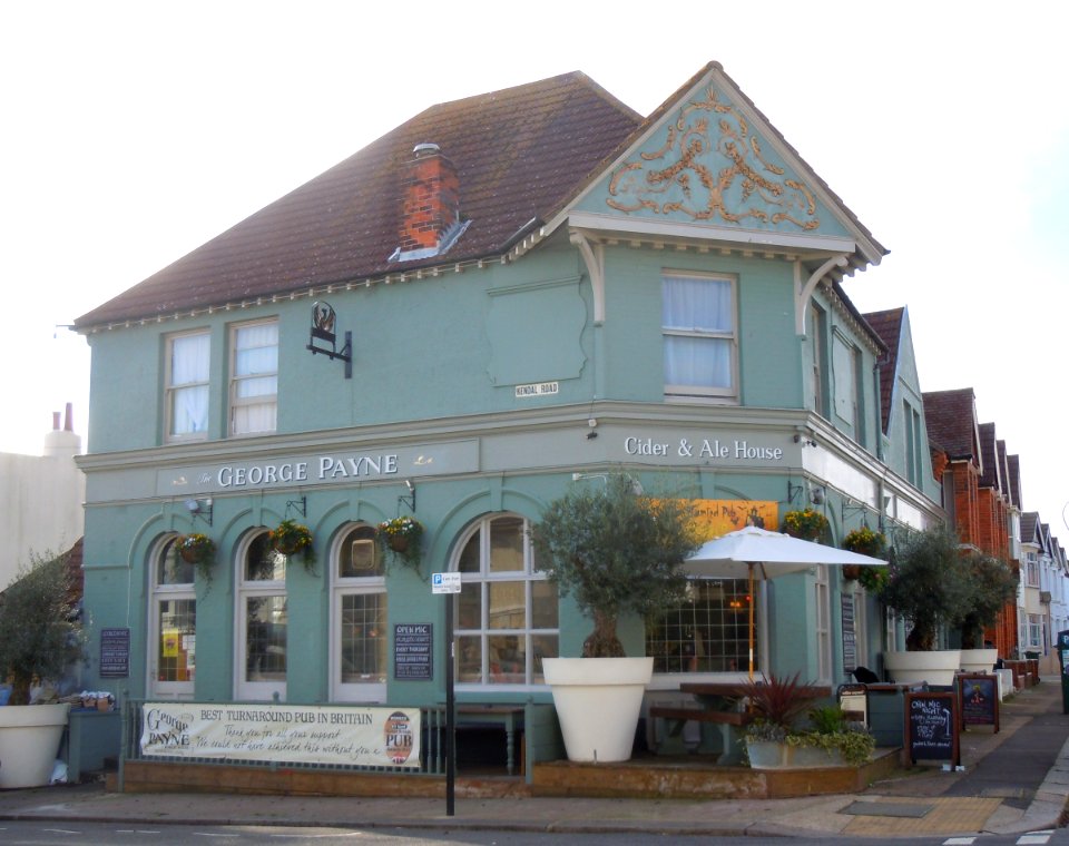 George Payne pub, Payne Avenue, Poets' Corner, Hove (October 2014) (1)