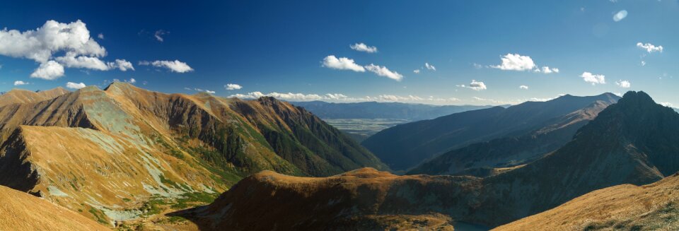 Landscape autumn hill photo