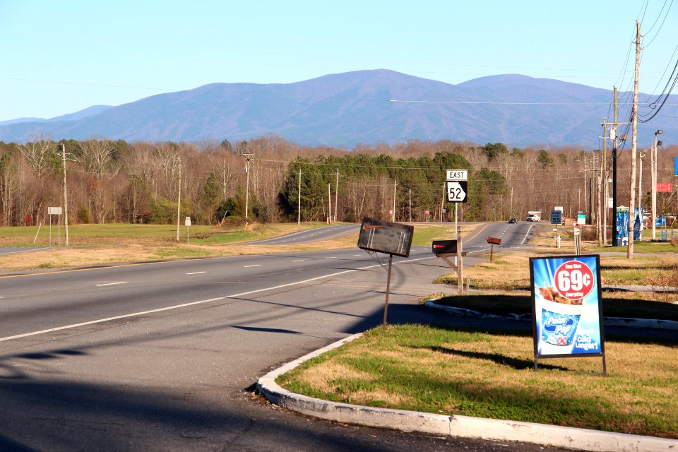Georgia State Rotue 52 in Whitfield County