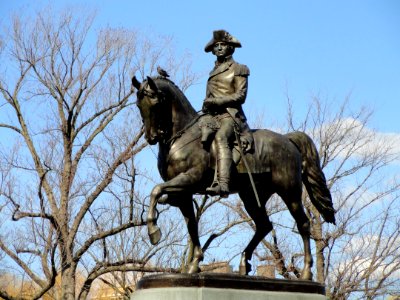 George Washington statue in the Boston Public Garden - DSC08197