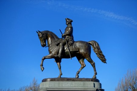George Washington statue in the Boston Public Garden - DSC04188