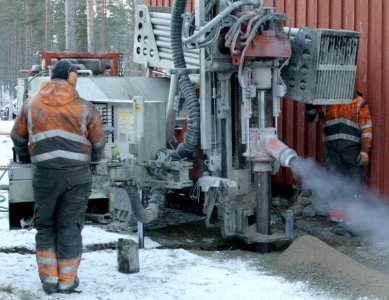 Geothermal drilling for residential heating
